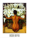Nude with Calla Lilies