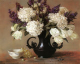 Hydrangeas and Stock