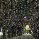 Allee Im Park Von Schloss Kammer