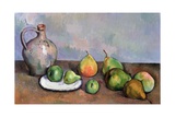 Still Life with Pitcher and Fruit  1885-87