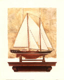 Yacht and Antique Map I