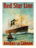 Red Star Line  Anvers to Canada