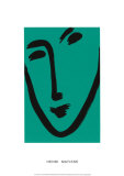 Visage Sur Fond Vert
