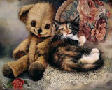 Samantha with Teddy