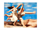 Women Running on the Beach  c1922