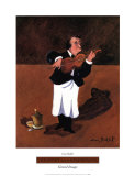 Violinist with Champagne
