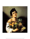 Boy with a Basket of Fruit