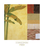 Collage with Banana Leaves IV