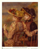 Two Seated Young Girls