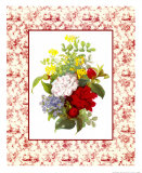Camellias and Toile