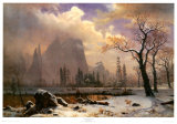 Yosemite Winter Scene