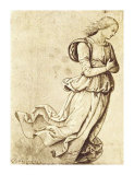Sepia Woman Dancing