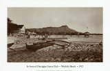 In Front of Outrigger Canoe Club  Waikiki Beach  Hawaii  1917