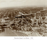 Brazilian Clipper over Miami  1934