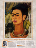 Notable Women Artists - Frida Kahlo - Self-Portrait with Monkey