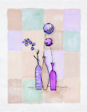 Modern Vases with Alliums