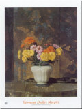Zinnias And Marigolds