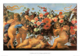 Angels with Garland of Flowers