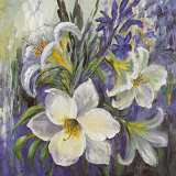 White Lilies in Spring