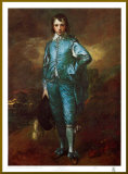 The Blue Boy - Gold Trim