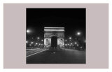 Paris  Champs-Elysees  Arc de Triumph  1960's