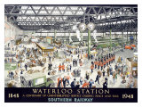 English Waterloo Railway  c1948