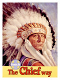 Santa Fe Railroad  Indian Chief  1955