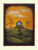 Primitive Blue House