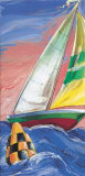Red Sail Boat