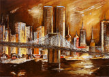 Twin Towers from the Hudson River