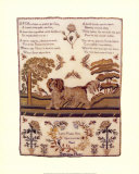Sampler with Spaniel