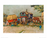 Caravans Encampment of Gypsies