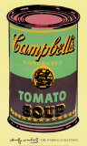Campbell's Soup Can  1965 (Green and Purple)