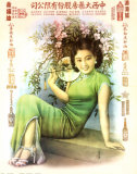 Shanghai Lady in Green Dress