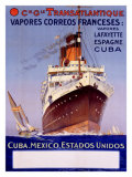 Transatlantique  Vapores Correos Franceses