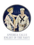 America Calls  Enlist in the Navy