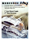Mercedes Fangio Italian Grand Prix  c1954