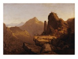 Scene from "The Last of the Mohicans" (Cora Kneeling at the Feet of Tamenund)