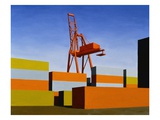 Containers with Crane