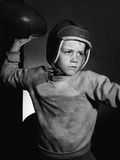 Boy Throwing a Football