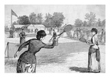 Ladies Lawn Tennis Tourney; Illustration