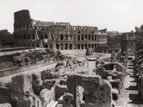 Roman Colosseum and Surrounding Ruins