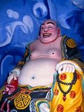 Chinese Happy Buddha Statue at Tiger Balm Gardens