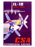 CSA Czech Il 18 Turbo Prop Airline