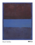No 61 (Rust and Blue) [Brown Blue  Brown on Blue]  1953