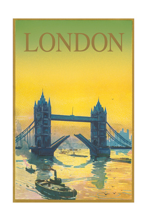 london travel posters