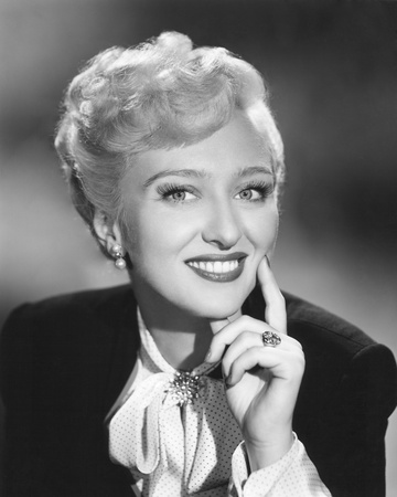 Celeste Holm Stretched Canvas Print at Art.com